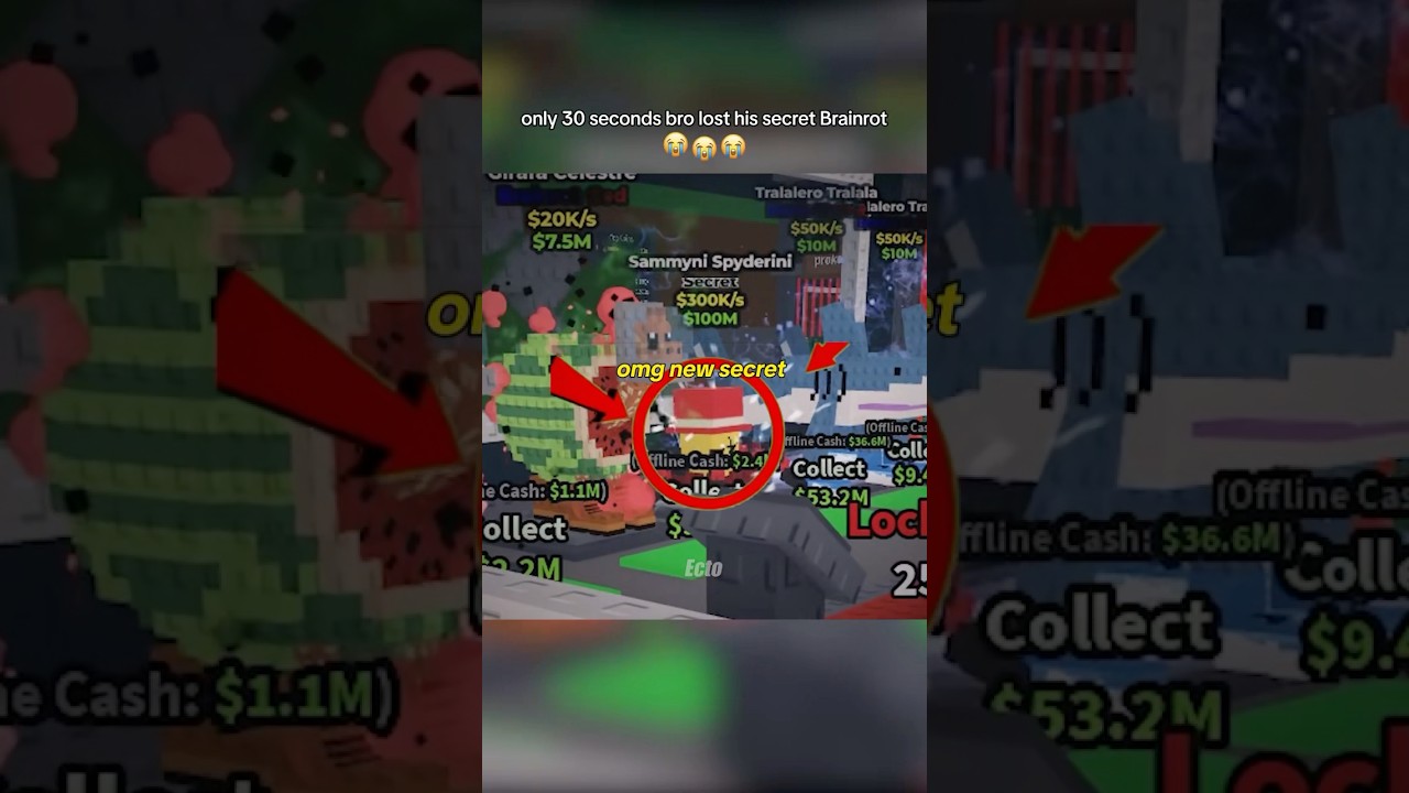 Chicken jockey lost his Secret in Steal a Brainrot