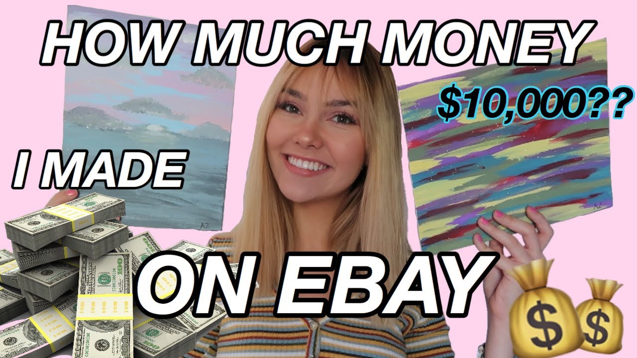 SELLING ART ON EBAY *i made HOW much???* YouTube