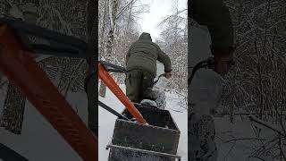 Мега Профи За Рулём Снегохода...