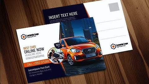 Postcard Design in Photoshop cc 2020 A to Z process for Beginner