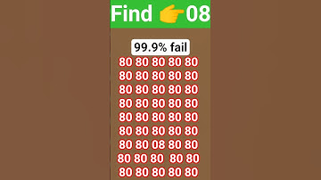Find the odd number 🧠 08 #challenge #find #ढूंढो #gkquestion #quiz #riddles #quizzing #numberpuzzle.