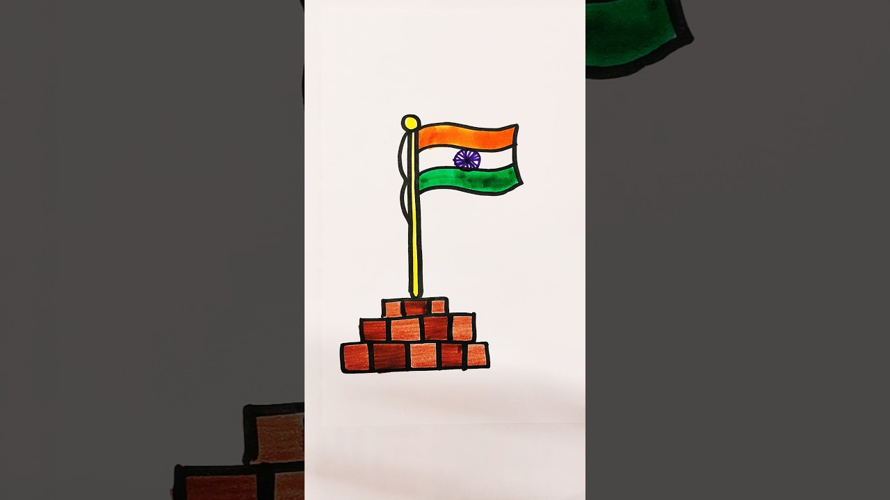 Индийский флаг 