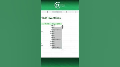 Optimiza el control de disponibilidad de tus productos en #Excel 👨‍🏫💼