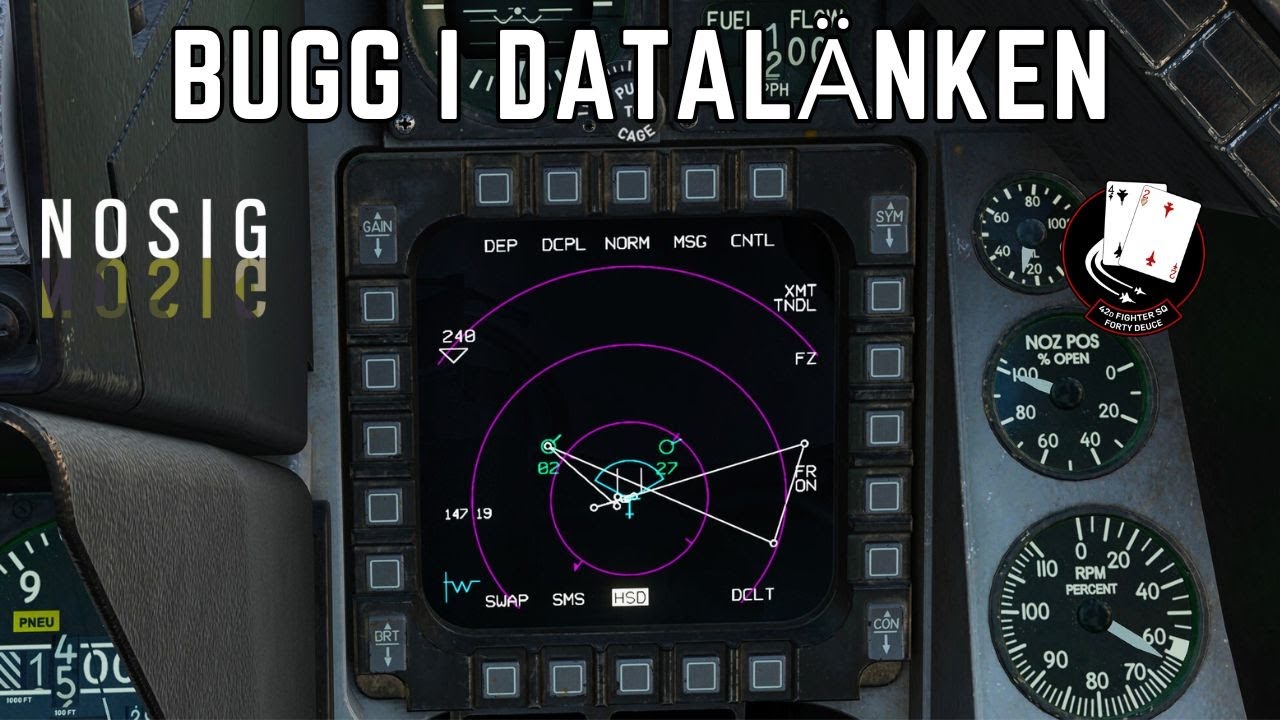 Bugg i datalänken vid kallstart, så fixar du det | DCS World | NOSIG | 42nd