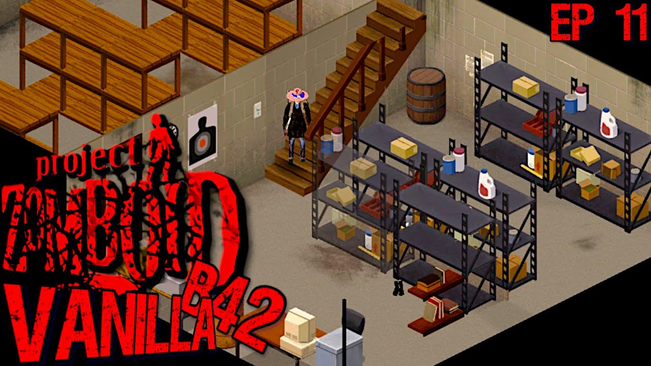 Basement Stocked With Military Gear |Project Zomboid - Build 42 ...