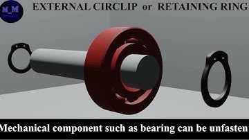 EXTERNAL CIRCLIP/SNAP RINGS/RETAINING RINGS