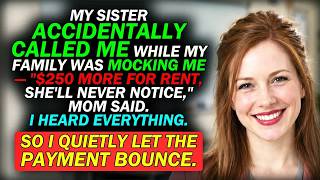 My Parents Billed Me $1,350 for an $875 Lease to Fund My Sister's Down Payment— Then the Landlord...