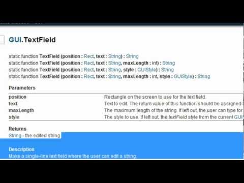 Vídeo-Aula Unity 3D - 6. C# - Sistema de Save e Load Game usando GUI - Parte 1