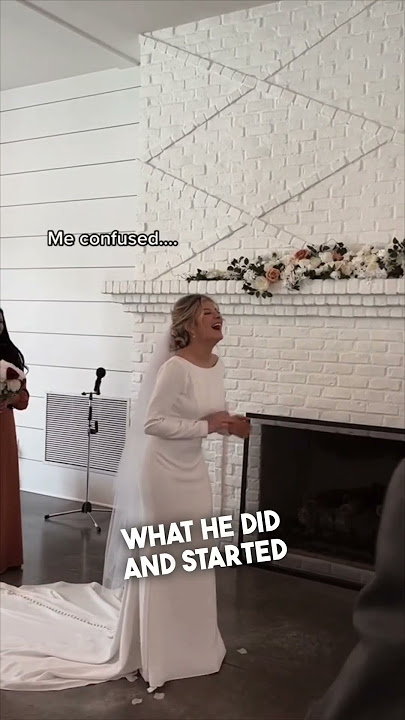 Groom walks away during the wedding 😱
