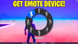 How To Get EMOTE DEVICE in Your Creative Island in Fortnite! (Get Free Emotes)