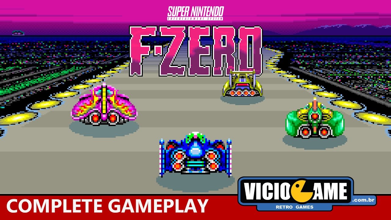 F Zero Super Nintendo Complete Gameplay Youtube