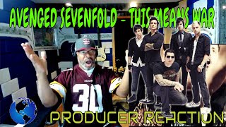 Avenged Sevenfold  This Means War Official Music Video - Producer Reaction