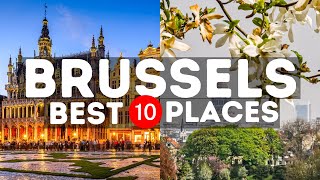 Top 10 Brussels Tourist Places  Travel Video | Earth Marvels