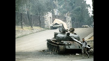 Eritrean Commandos and mechanized brigade liberating Addis Abeba