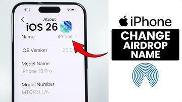 [iOS 26] How to Change AirDrop Name on ANY iPhone - Rename AirDrop Name