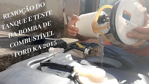 Como tirar combustível Ford Ka?