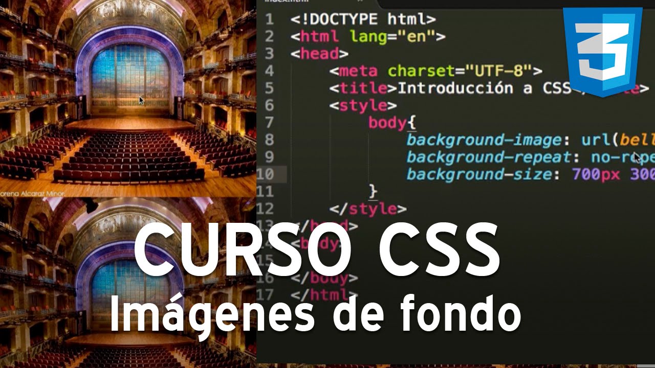 Como poner imagenes de fondo en html