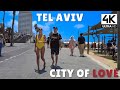 Tel Aviv - City of LOVE, Promenade and Beaches, Israel | 4K 60 FPS UHD Relaxing Virtual Walk