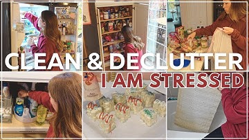 decluttering & cleaning my house! spend a productive day with me :) moving & feeling stressed out
