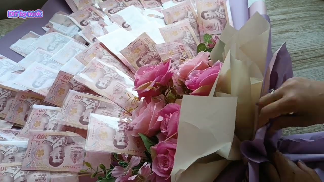 สอนทำช่อธนบัตรยักษ์ ของขวัญสำหรับคนพิเศษ