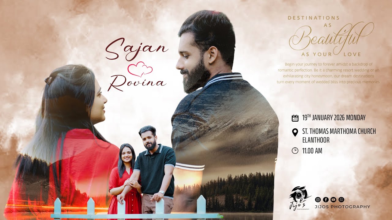 HOLY WEDDING CEREMONY | Sajan weds Rovina | LIVE | Jijo’s Photography