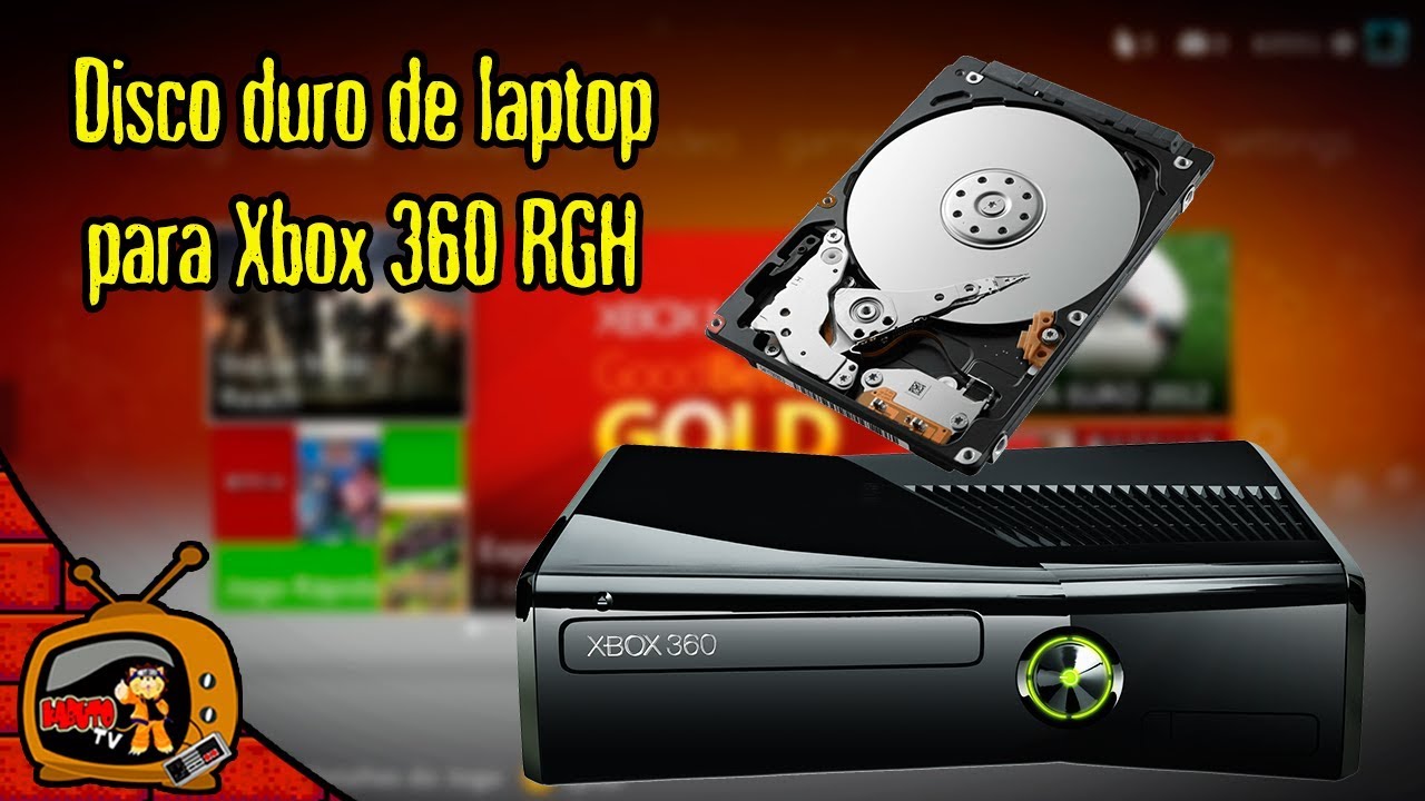 Como configurar disco duro para Xbox 360 con RGH - YouTube