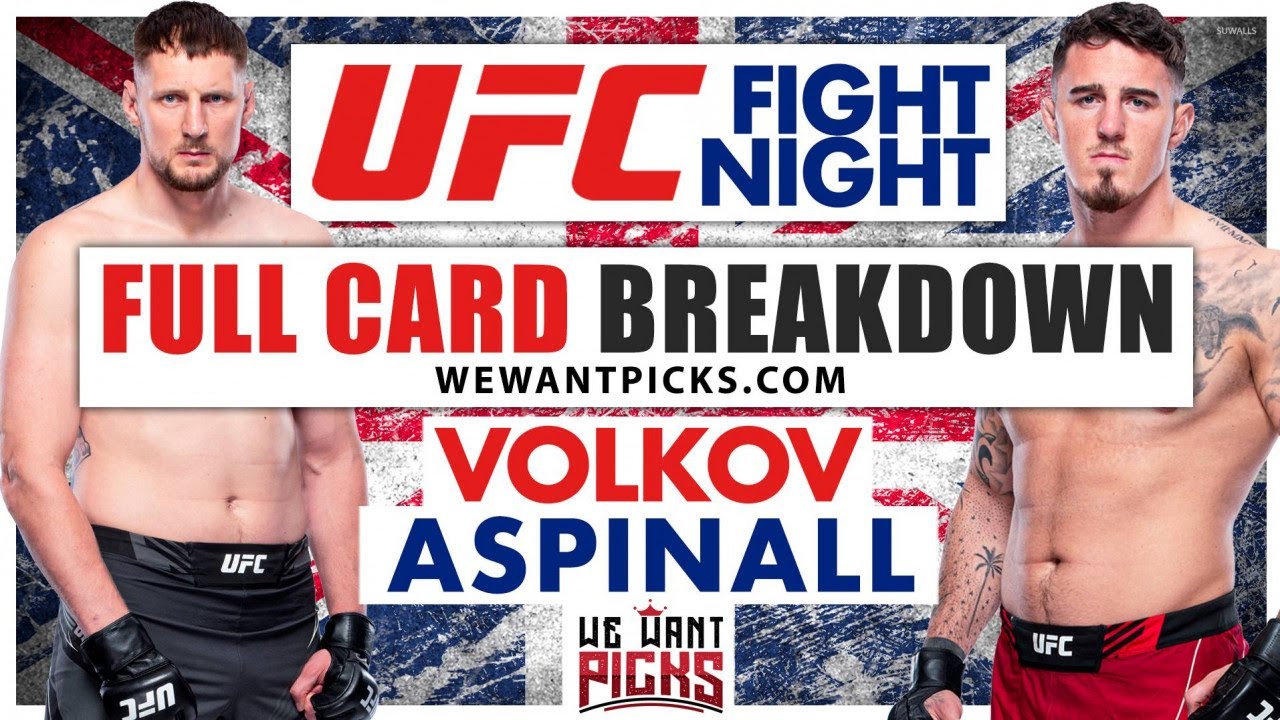 REPLAY: #UFCLondon: Volkov vs. Aspinall FULL CARD Predictions | Bets | DraftKings | @mkf