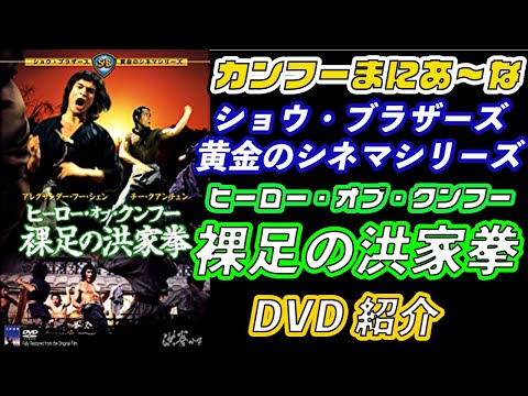 【カンフーまにあ～な】アレクサンダー・フーシェン主演 ヒーロー・オブ・クンフー 裸足の洪家拳 DVD紹介【洪拳小子】