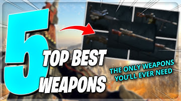 Top 5 BEST Weapons In Generation Zero