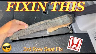 HOW to FIX 3rd Row SEAT on a HONDA PILOT - The Easy Way