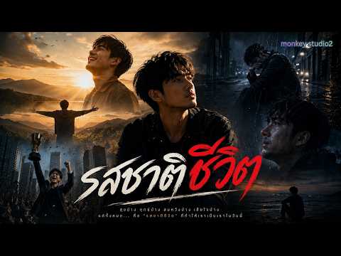 รสชาติชีวิต - | เพลงเพื่อชีวิต  เพลงให้กำลังใจ  มีทั้งสุขและทุกข์(Official Lyric Video)