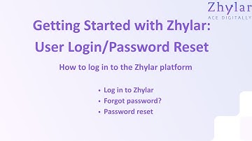 User Login and Password Reset