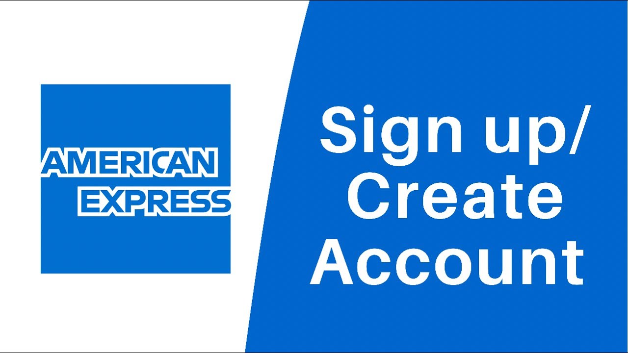 How to Sign Up American Express App | Login Online Account - American  Express - YouTube