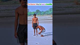 Backflip how to, the EASY way✅ #backflip #tutorial #fitness #flip