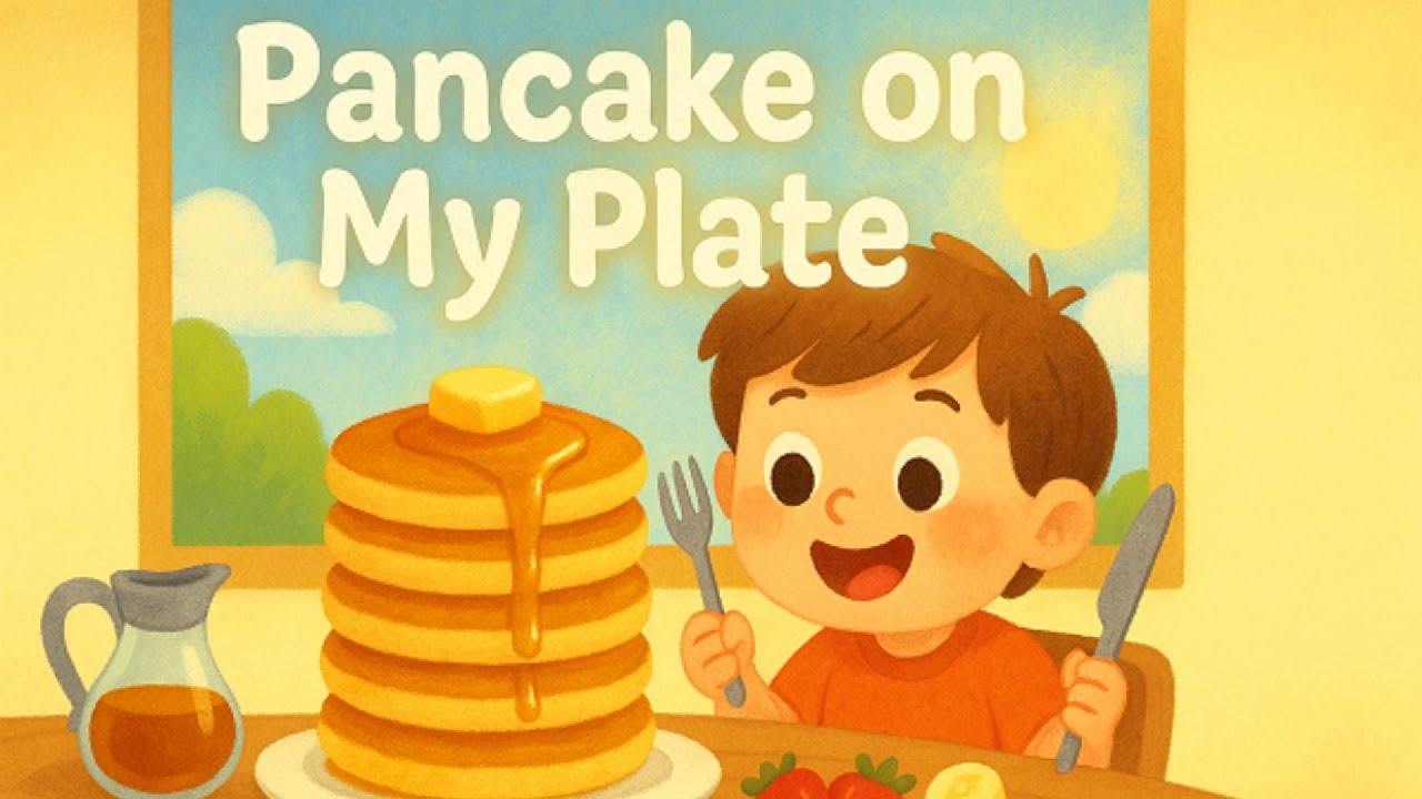 Pancake on My Plate | Fun English Food Song for Kids About Breakfast, Syrup & Tasty Treats