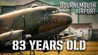 BBMF Dakota ZA947 Departure from Bournemouth Airport | 83 years old and still flying!