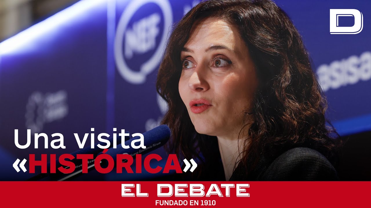 Ayuso ve «histórica» la visita del Papa a Madrid y llama a una respuesta de unidad