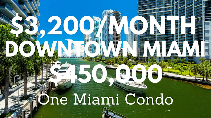 What $3,200 get YOU in Miami | Downtown Apartments tour | One bedroom plus den with water view