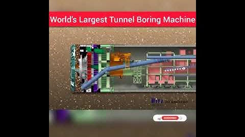 Tunnel Boring Machine | Bertha #shorts  #bigmachine #video