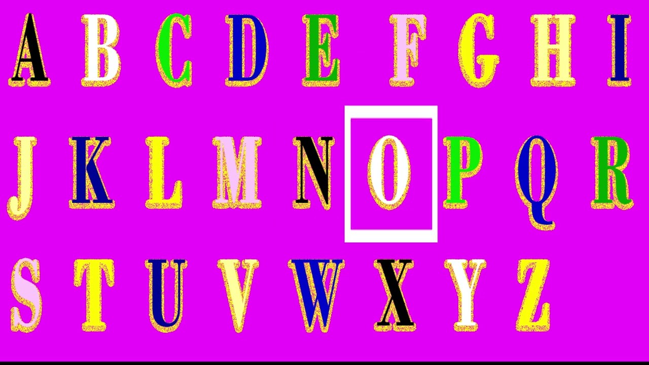 Learn to read English alphabet