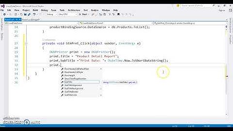 #Print #DataGridView Data with Header and Footer in C# in Urdu
