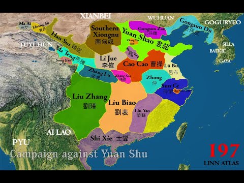 three kingdoms map timeline