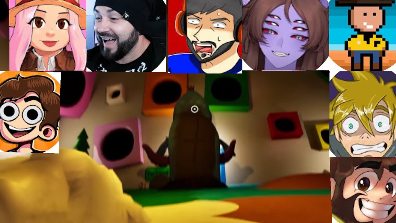 Reação dos YouTubers com a luta final de garten of banban 0