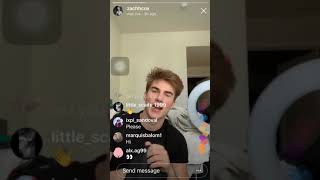 ZACH COX IG LIVESTREAM 20/02/2018 (@zachhcox) part 6