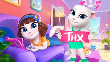 My Talking Angela vs My Talking Angela 2 - iPad Gameplay 2021