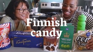 Canadians trying Finnish candy for the first time: Fazer Jouluboxi