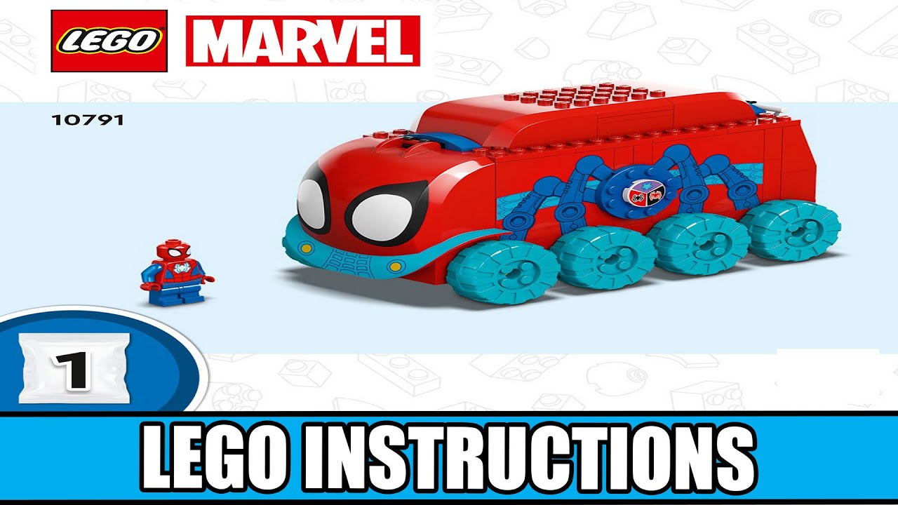 Marvel Super Heroes | Team Spidey's Mobile Headquarters LEGO instructions