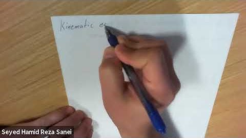 Kinematics of a Rigid Body