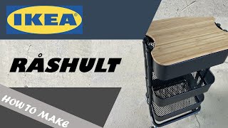 IKEAのおしゃれワゴンの紹介と組み立て！(ロースフルト:RASHULT)