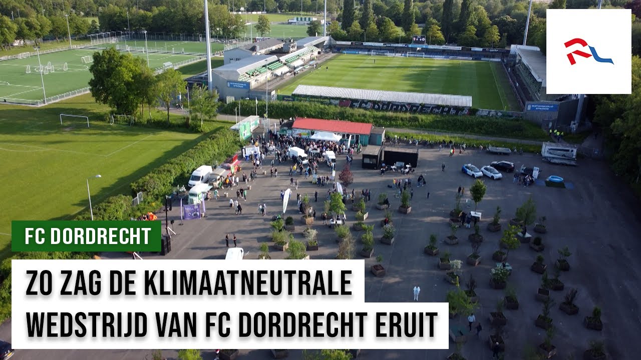 Geen Auto'S, Maar Bomen: Fc Dordrecht Organiseert Eerste Klimaatneutrale  Wedstrijd - Youtube